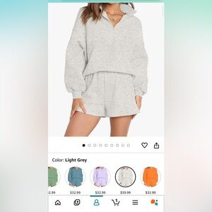 Merokeety oversized lounge set